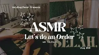 ASMR Rug Tufting || Let's do an order , No Talking