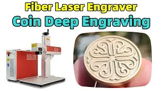 Coin Engraving | JPT 100W M7 Mopa Fiber Laser Marking Machine for Deep Engraving Brass Coins