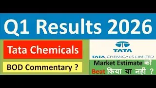 TATA CHEMICALS Q1 results 2026 | TATA CHEMICALS results today | TATA CHEMICALS Share News