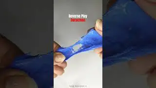 CLAY 🩵 REVERSE PLAY &hearts;️😝 #clay #polymerclay #clayminiature #clayart #airdryclay #claycrack #claymodel