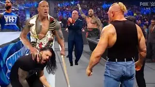 WWE 28 October 2024  Brock Lesnar & Jey uso Returns helping Roman Reigns From Bloodline and The Rock