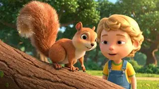 Naughty Squirrel Hid the Golden Nuts | Nursery Rhymes for Kids & Baby Songs