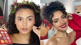 Trying out Kylie Cosmetic's new Holiday Reindeer Collection!🎄🦌