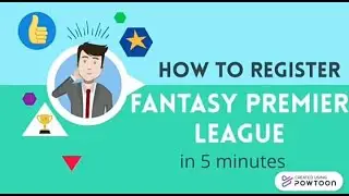 HOW TO REGISTER FANTASY PREMIER LEAGUE IN 5 MINUTE