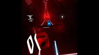 Virtual reality game: beat saber