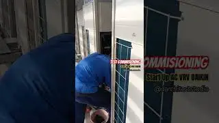 Test Commisioning Start Up AC VRV Daikin #testcommissioning #proyek #construction #shorts