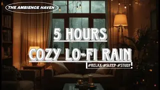 5 Hours Cozy Lo-Fi Rain - Deep, Sleep, Study & Relaxation Soundscape