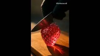&ldquo;Glass Strawberry Cutting | Unreal ASMR 🔥&rdquo;#shorts