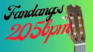 Base de Estudio de FANDANGOS - 205 bpm - Guitarra Flamenca