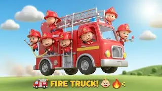 Mini Babies Fire Truck Rescue 🚒👶 | Firefighter Play | Kids 3D Cartoon