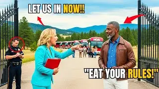 HOA Sent 10 Buses of Strangers to a Black Man&rsquo;s Ranch, Not Knowing He Would Lock the Gate on Them!