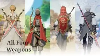 Noah's Heart All 4 Classes/Weapons and Skills