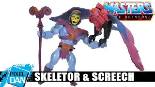 Обзор коллекционной фигурки Скелетор и Скрич MOTU Origins