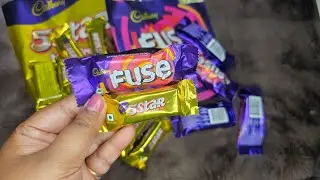 Fuse v/s 5Star #asmr #cadbury #chocolate #candies 🍫🍬😋