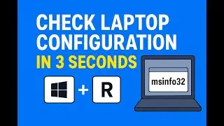 Check Laptop Specs in Seconds | Windows Run Command Trick