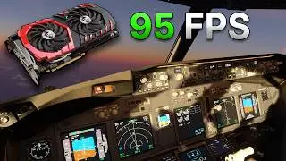 Microsoft Flight Simulator on an RX 580