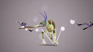 Turtle Ninja in Quill