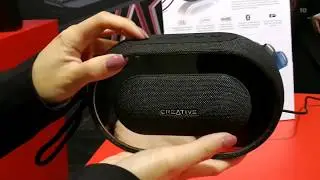Creative Halo Bluetooth speaker with mirror and lighting