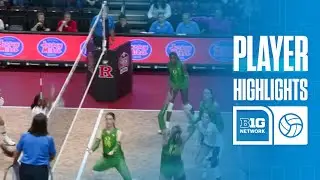 Aspen Maxwell Highlights vs. Oregon | Rutgers Volleyball | 11/26/2025