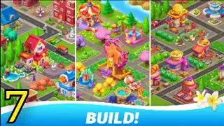 SimTown Match - Build & Match Gameplay Walkthrough Part 7 (Ios.android) #gamingvideos