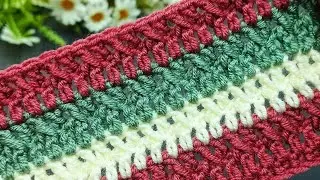 Continue to knit a wonderful crochet knitting pattern #crochet#knitting💯🌿💯🌿💯