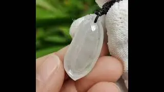 Natural Type A Fugua Jadeite Pendant - #jadeite #jade #singapore