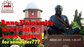 anna university new update new circular semester exam ??  refrashcreations
