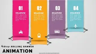 78.[PowerPoint] Create Beautiful Rolling Banner Animation 👌👌🔥🔥|Masking Trick in PowerPoint