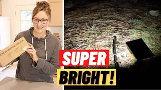 VONT LED Outdoor Solar Lights Unboxing and Review | Waterproof Landscape Spotlights | Wireless