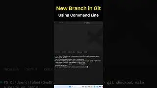 How to Create a New Branch in Git Using Command Line