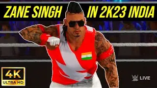 WWE 2K22 ZANE SINGH ENTRY ON RYZEN 5 5600X + RX 6600 PC ULTRA GRAPHICS