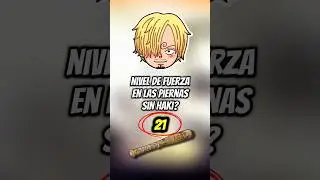 How strong are Sanji's kicks without Haki? #onepiece #theonerd