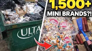 INSANE 2026 Ulta Dumpster Dive 😱 Over 1,500 Mini Brands Found!! (Craziest Haul Ever)