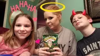 Warhead Challenge!!! Mom vs. Kids! Ouch!! Painful!!