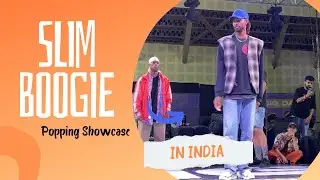 Slim Boogie | Popping Judge showcase in India | Freestyle | Hip Hop | New Delhi