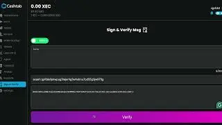 Cashtab tutorial: sign and verify