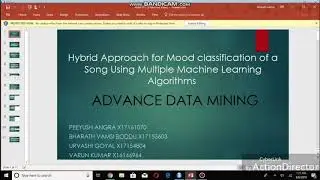 Hybrid approach for mood classification of song using multiple machine learning algorithms