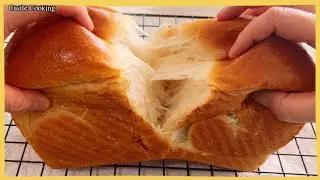 Japanese Milk Sandwich Bread / Tangzhong / Poolish / Pre-ferment 탕종 우유빵 / 풀리쉬