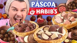 PROVAMOS ESFIHAS DE PÁSCOA 2023 DO HABIB'S E BRASIL CACAU - Vale a pena?