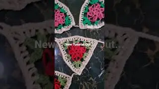 Crochet Lace Flower Bikini Top #crochetbikini #crochetswimsuit #crochettutorial #chardecrochets