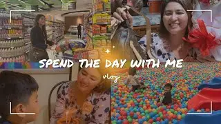 Vlog: Grocery Day , Birthday Gifts, My First Louis Vuitton Bag! , Keith's Day at Kinder City ✨