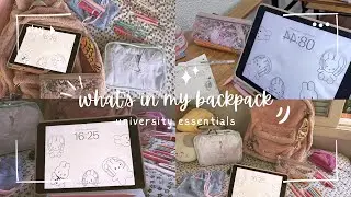 Volta às Aulas || O que Levo na Minha Mala da Faculdade 🎀📚