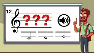 Ear training exercise: Do Re Mi notes. C major scale. Level 3