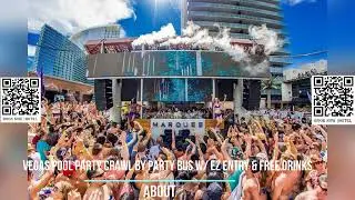 Vegas Pool Party Crawl by Party Bus w EZ Entry & Free Drinks