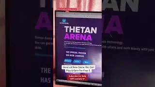 Earn Money Playing This Game For Free! l Thetan Arena
