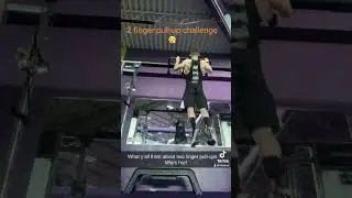 2 finger pull-ups :D can you do these??