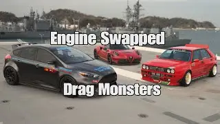 Gran Turismo 7. Unleashing The Power 9 Sec Drag Monsters With Engine Swaps!
