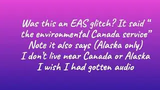 Extreme cold warning EAS glitch  rare #stormshield #extremecoldwarning #snowstorm2026 