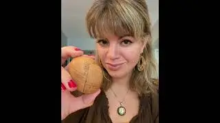 Brown Egg Pysanky, a traditional slavic folk art.