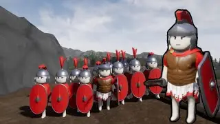 TAKING OVER WITH AN ARMY OF RAGDOLLS - Shieldwall Gameplay